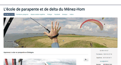 Desktop Screenshot of ecole.vol-libre-menez-hom.com